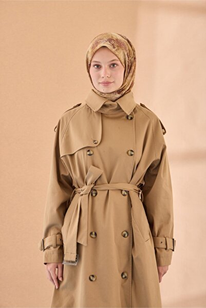 Silk Home Φουλάρι από οργανικό βαμβάκι με ραμμένες χειροποίητες άκρες με σχέδιο κήπου με χαμομήλια