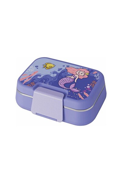 VENON Mermaid Purple 🧜 ♀️ Steel Lunch Box 1030 ml Lunch Box 2 Compartments Stainless Steel