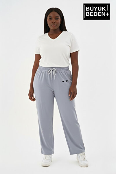 Superlife Women's Plus Size Relaxed Fit Leggings Ar Printed Elastic Waist Sweatpants Spr26Eak952-1