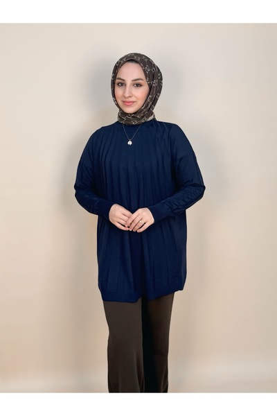 luazul Mercerized Knitwear Tunic