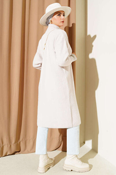 ikomteks Yumoş Long Stylish Knitwear Cardigan