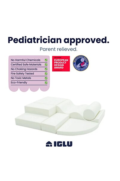 IGLU Soft Play Explorer Playset - WHITE