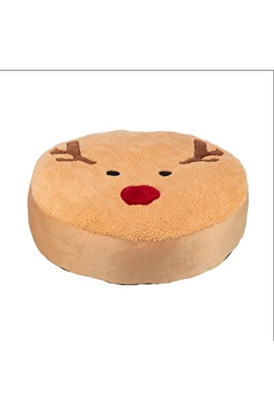 Trixie Reindeer-shaped Xmas bed for cats and dogs, 60 cm, light brown