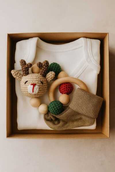 ellsia diş kaşıyıcı çıngırak yılbası hediye paketi