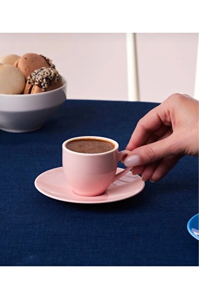 QUEENELA Karaca Rengin Coffee Cup Set
