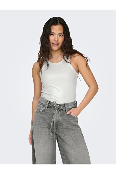 ONLY Top pentru femei ONLSOL LIFE S/L GLITTER RIB TOP JRS O15325270-4571078