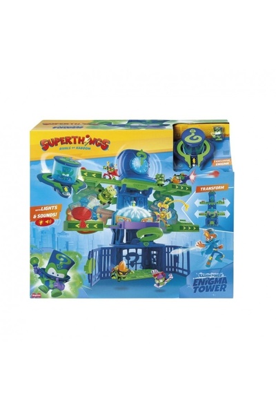 SuperZings SUPERTHINGS Kazoom Power - Turnul Enigmei, Multicolor, 6 ani+