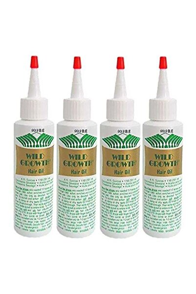WILD GROWTH مجموعة زيت الشعر 4 قطع 120 مل