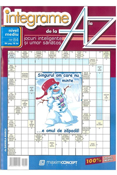 Maxim Concept Integrame de la A la Z, 84, nivel mediu , Concept