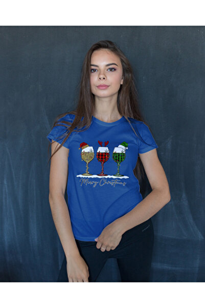 MVRDAR Tricou de Craciun unisex din 100% bumbac pentru femei si barbati