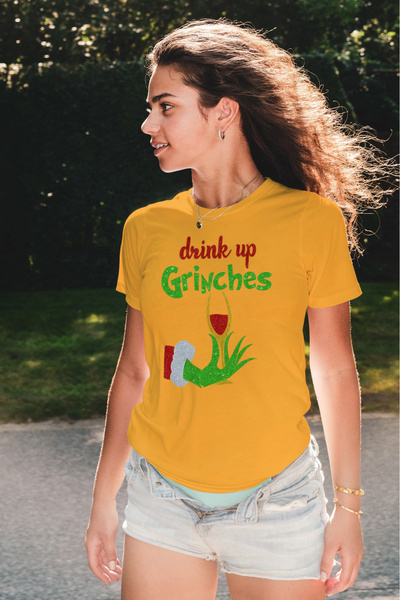 MVRDAR Tricou de Craciun unisex din 100% bumbac pentru femei si barbati