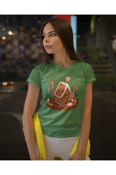 MVRDAR Tricou de Craciun unisex din 100% bumbac pentru femei si barbati