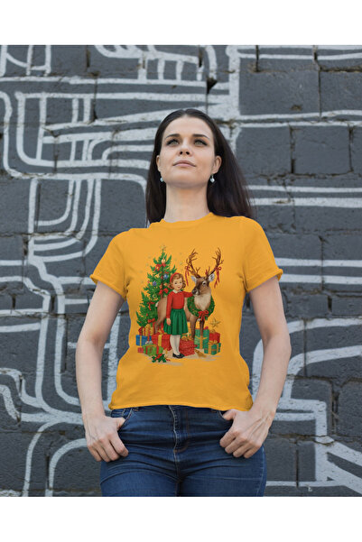 MVRDAR Tricou de Craciun unisex din 100% bumbac pentru femei si barbati
