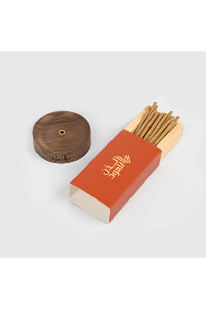 Ladun for Oud صندوق واحد من أعواد البخور الفاخرة + مبخرة