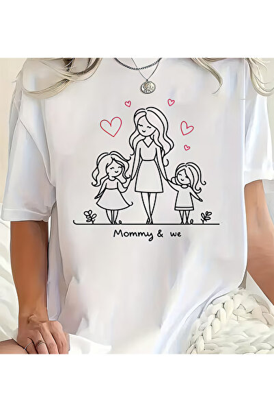 CACTUS COLLECTION Oversized Mother and Daughters T-Shirt 100% Cotton