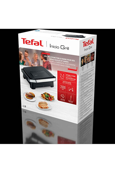 TEFAL Inicio Panini Maker & Grill GC271810, μαύρο