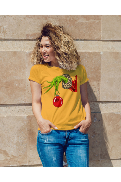 MVRDAR Tricou de Craciun unisex din 100% bumbac pentru femei si barbati