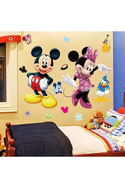 BPA Mickey Minnie Mouse Kids Room Decor Wall Sticker Cartoon Mural Decal 28x2...