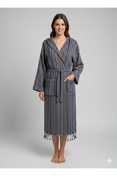 PAZARSEN Buldan Peshtemal Bathrobe Unisex Peshtemal Bathrobe Colorful