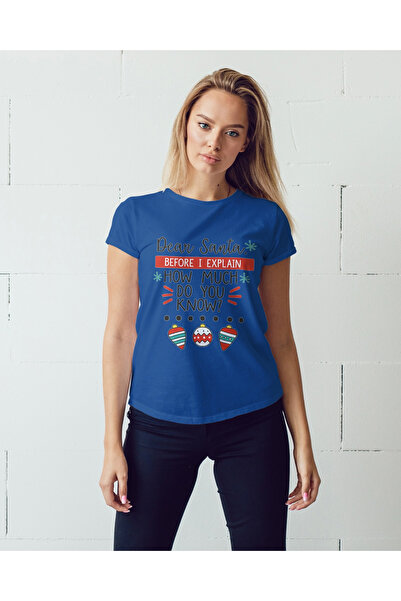 MVRDAR Tricou de Craciun unisex din 100% bumbac pentru femei si barbati