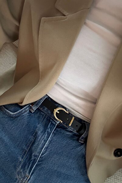 keisy Elisa Gold Buckle Women's Belt