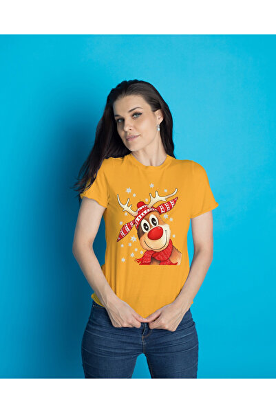 MVRDAR Tricou de Craciun unisex din 100% bumbac pentru femei si barbati