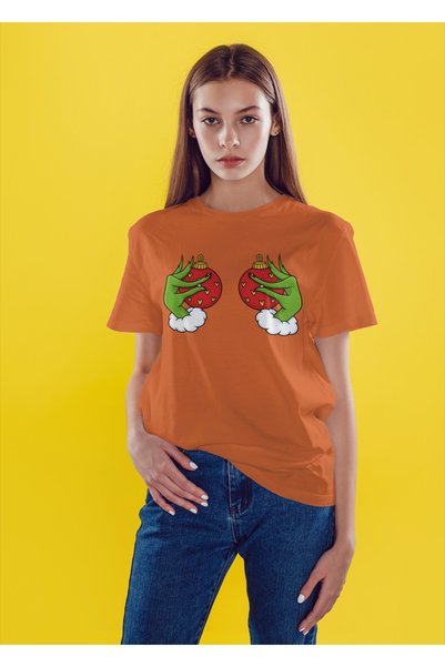 MVRDAR Tricou de Craciun unisex din 100% bumbac pentru femei si barbati
