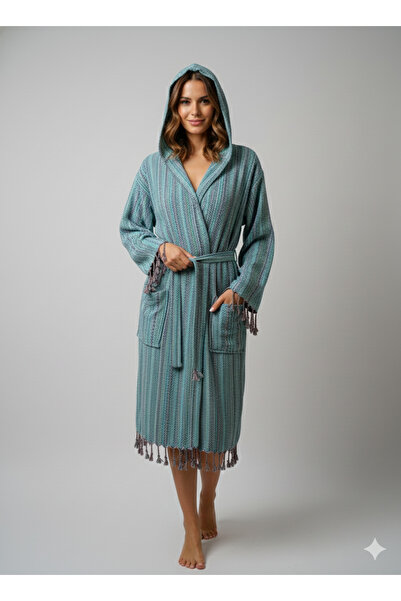 PAZARSEN Buldan Peshtemal Bathrobe Unisex Peshtemal Bathrobe Colorful