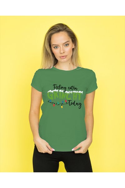 MVRDAR Tricou de Craciun unisex din 100% bumbac pentru femei si barbati
