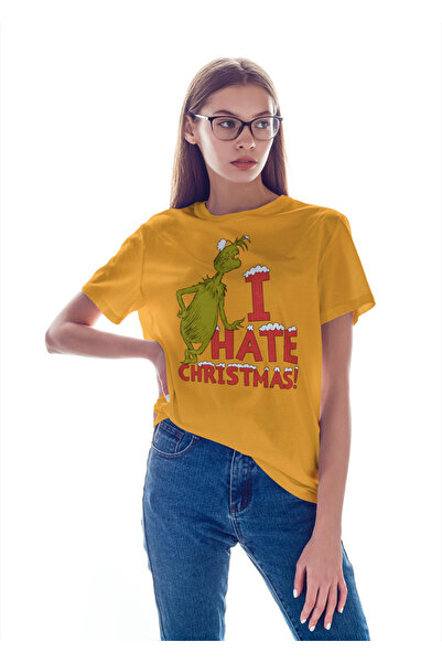 MVRDAR Tricou de Craciun unisex din 100% bumbac pentru femei si barbati