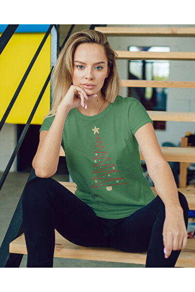 MVRDAR Tricou de Craciun unisex din 100% bumbac pentru femei si barbati