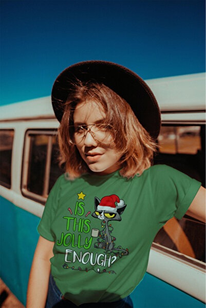 MVRDAR Tricou de Craciun unisex din 100% bumbac pentru femei si barbati