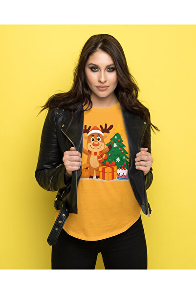 MVRDAR Tricou de Craciun unisex din 100% bumbac pentru femei si barbati
