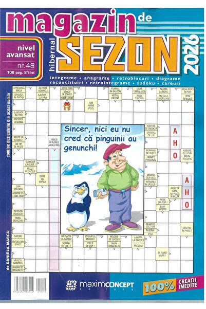 Maxim Integrame magazin de sezon hibernal 48/2026, Concept