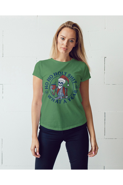 MVRDAR Tricou de Craciun unisex din 100% bumbac pentru femei si barbati