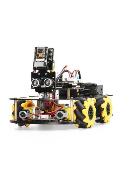 Arduino robotgcc Omnidirectional Mecanum Robot Car with ESP32 Camera - Maker Lab & Competition Kit