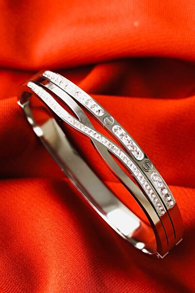 Bonicce Multi-Colored Women's Steel Handcuff Bracelet