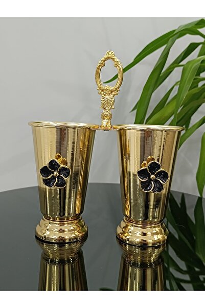 PARILTI HOME COLLECTİON Suport pentru linguri de aur, pachet de 2