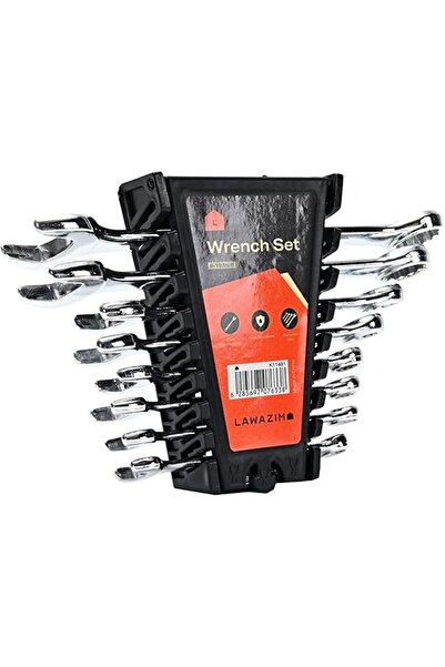 Lawazim Wrench Set 8-19mm 8pcs Ratcheting Kit