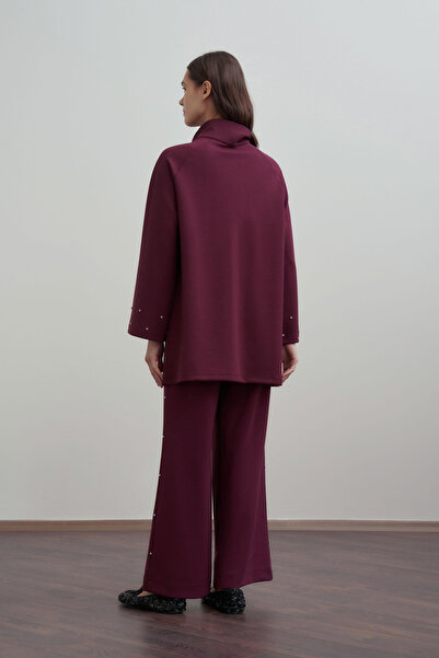 ALLDAY Soft Textured Stone Pants Suit