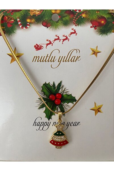 312 KONSEPT New Year Christmas Themed Uncertain Steel Necklace