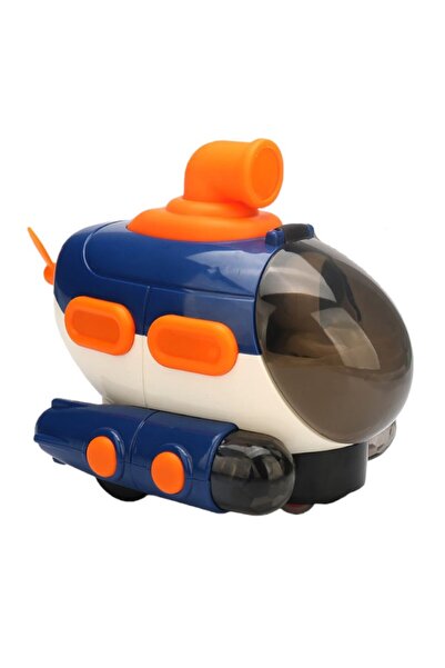 OEM Submarin cu muzica, laser LED verde, lumina multicolora, rezistent la socuri, 14.7x12x10.7 cm