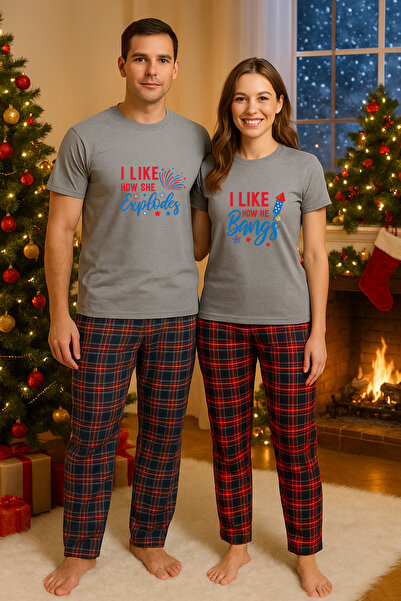 MVRDAR Couple pajamas - Grinch Christmas set for two with Cotton t-shirt and ...