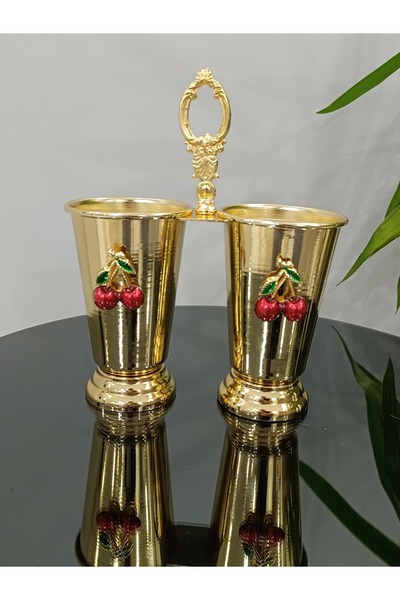 PARILTI HOME COLLECTİON Suport pentru linguri de aur, pachet de 2