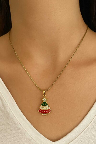 312 KONSEPT New Year Christmas Themed Uncertain Steel Necklace