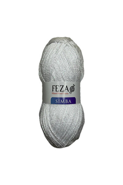 FEZA GROUP Feza Simba Silvery Bamboo Hand Knitting Yarn – 100 Gr – 230 m (85% Bamboo 15% Sim)
