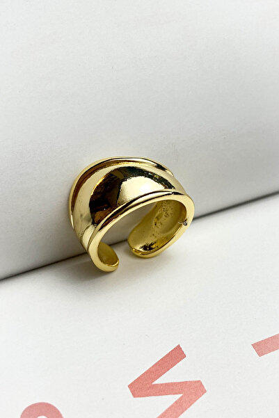 roshel Steel Wide Band Ring Adjustable