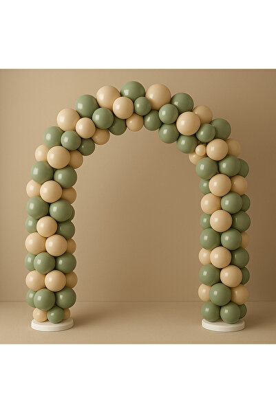 Balonsan Balloon Set 60 Pieces (Eucalyptus-Sea Sand)