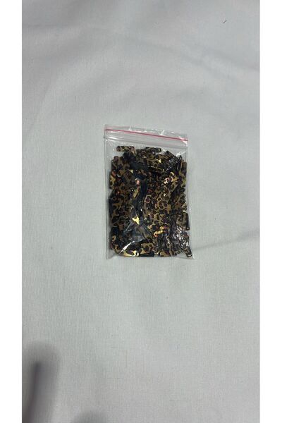 Çiğdem Tuhafiye Oya işleme Pulu 20gr Leoparlı