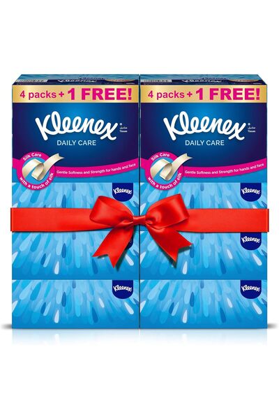 Kleenex Daily Care Facial Tissue - Pack Of 10 Boxes, 170 Sheets X 2 Ply